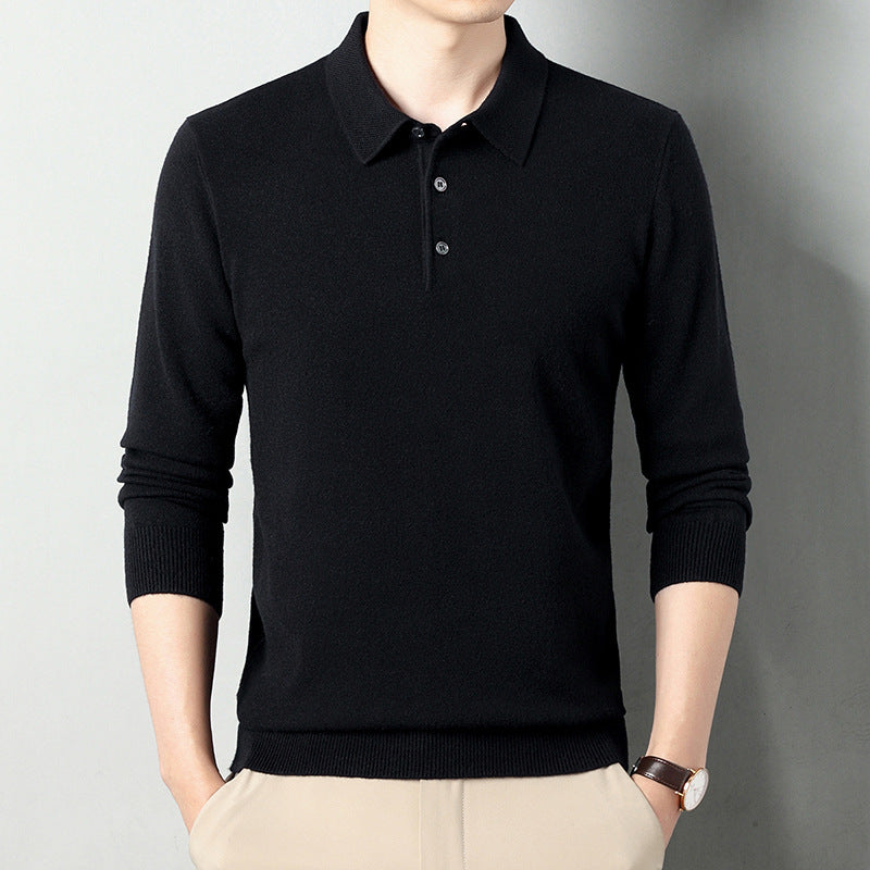 Winter Wool Lapel Long Sleeve Men - Evans creations LLC