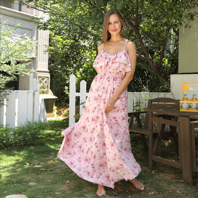 Women's Fashion Simple Printed Dresses - Evans creations LLC