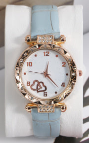 Round Dial Belt Women's Fashion Watch - Evans creations LLC