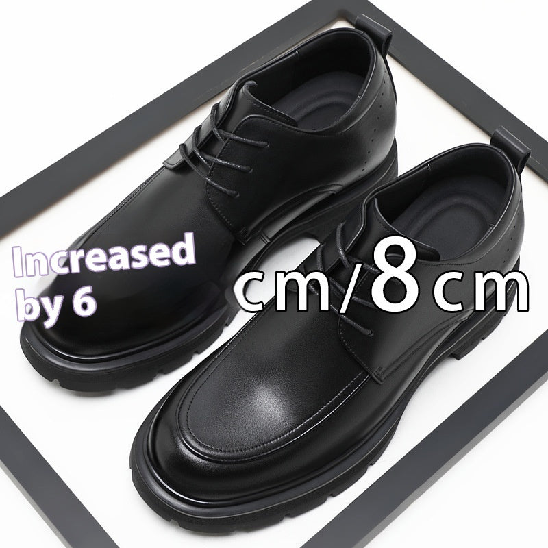 Height Increasing Insole Business Formal Wear Leather Shoes - Evans creations LLC