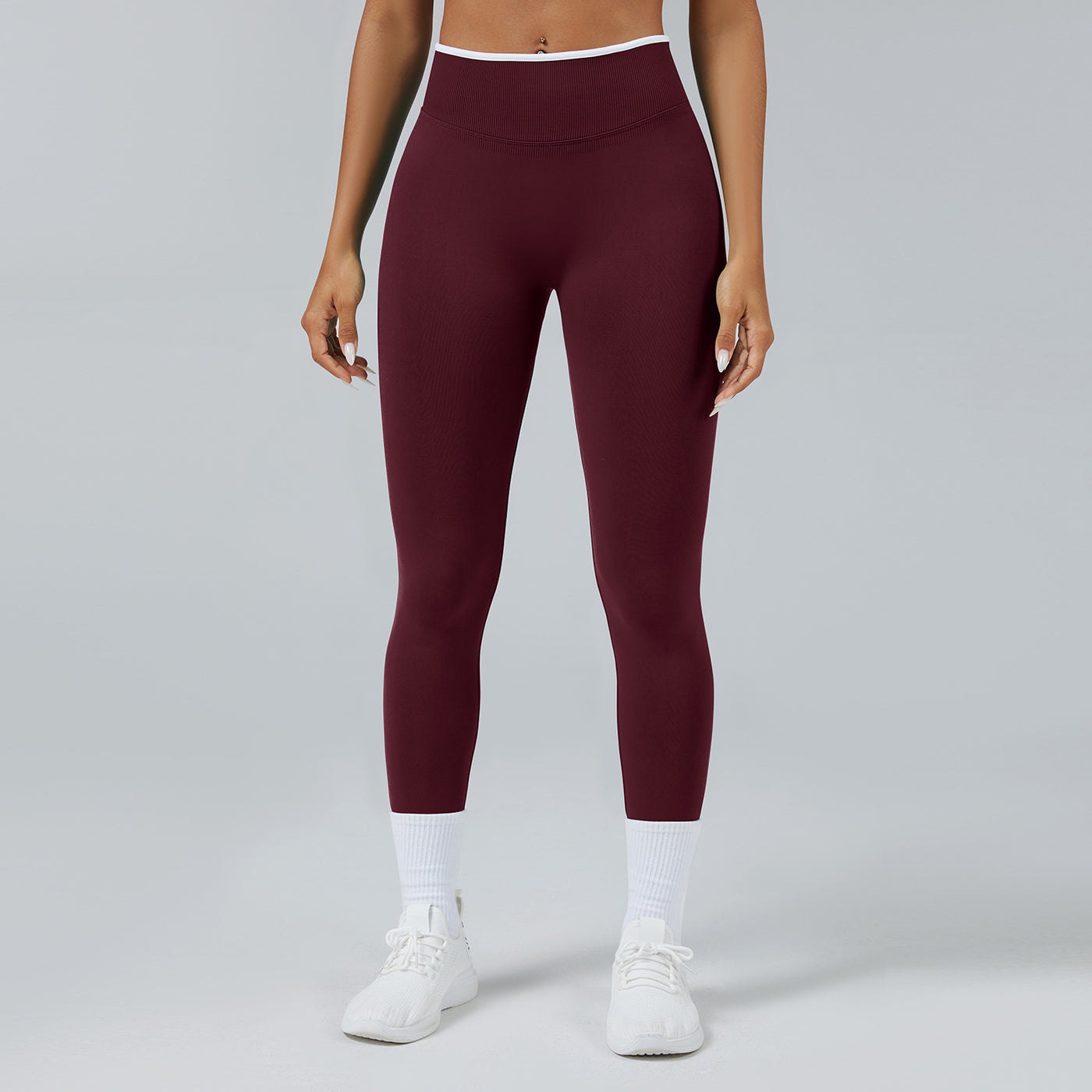 Seamless Knitted Tight High Waist Quick-drying Sports Yoga Pants - Evans creations LLC