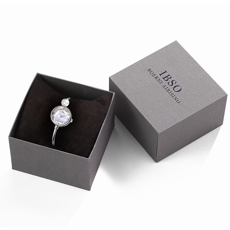 Women's Bracelet Watch Shell Surface Pearl - Evans creations LLC