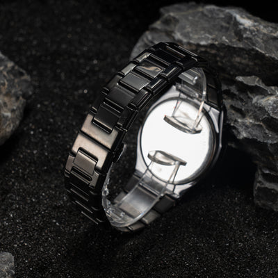 Business Casual Men's Watch Steel Belt Quartz Watch - Evans creations LLC