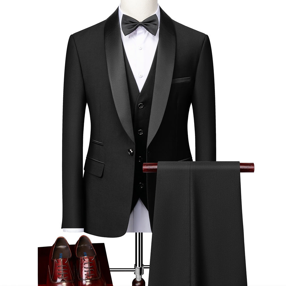 Business Casual Suits Men's Wedding Groom Dresses Pavilion Slim Fit - Evans creations LLC