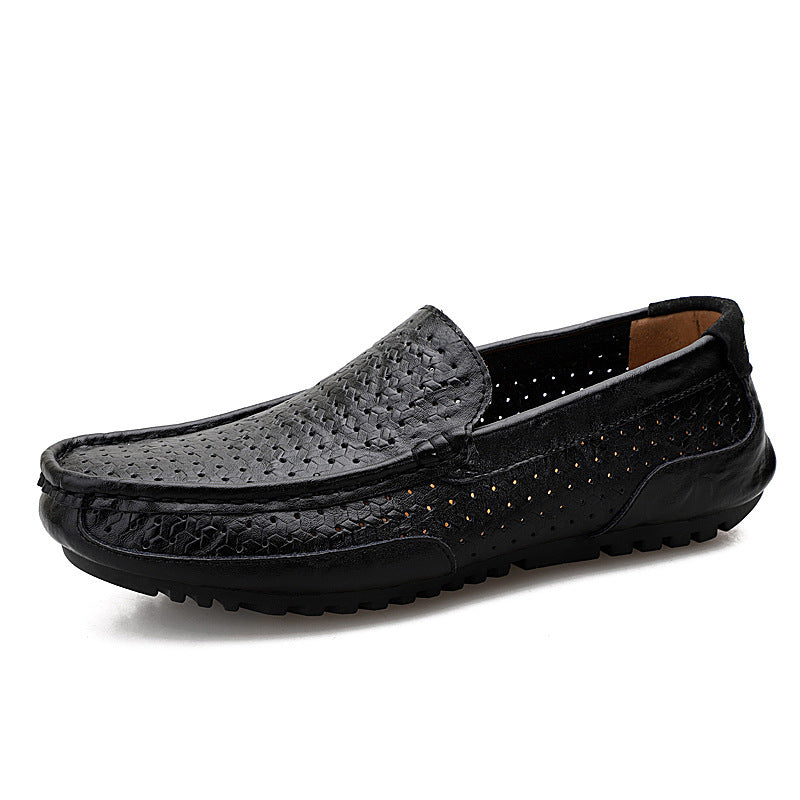 Personality Summer Men's Leather Shoes - Evans creations LLC