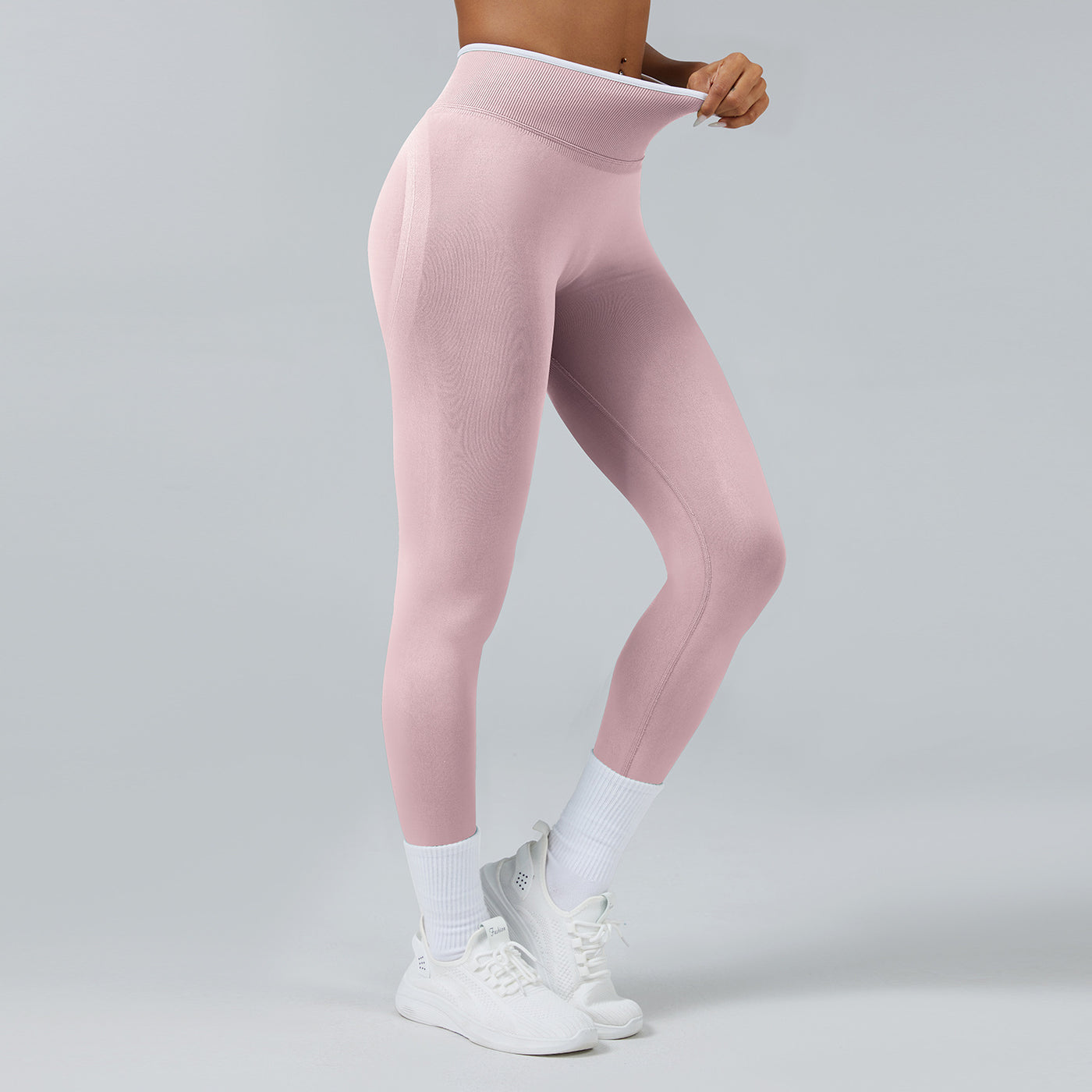 Seamless Knitted Tight High Waist Quick-drying Sports Yoga Pants - Evans creations LLC
