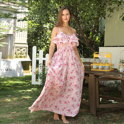 Women's Fashion Simple Printed Dresses - Evans creations LLC