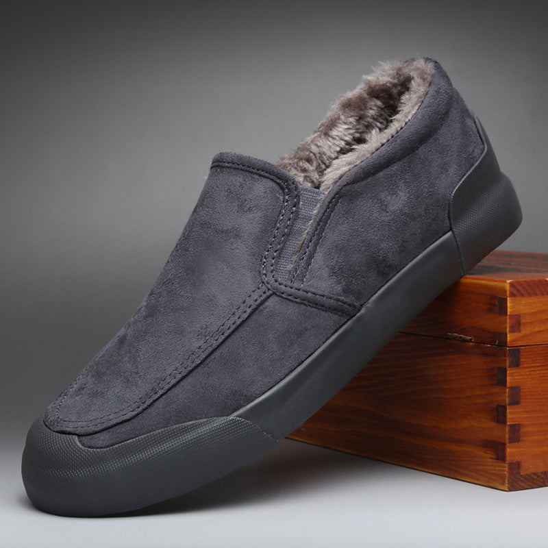 Men's Casual All-match Cloth Cover Velvet Shoes - Evans creations LLC