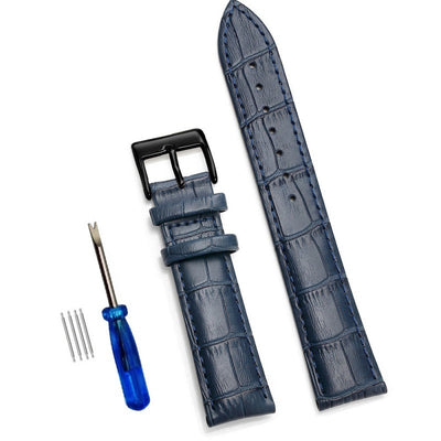 Comfortable Cowhide Genuine Leather Watch Strap - Evans creations LLC