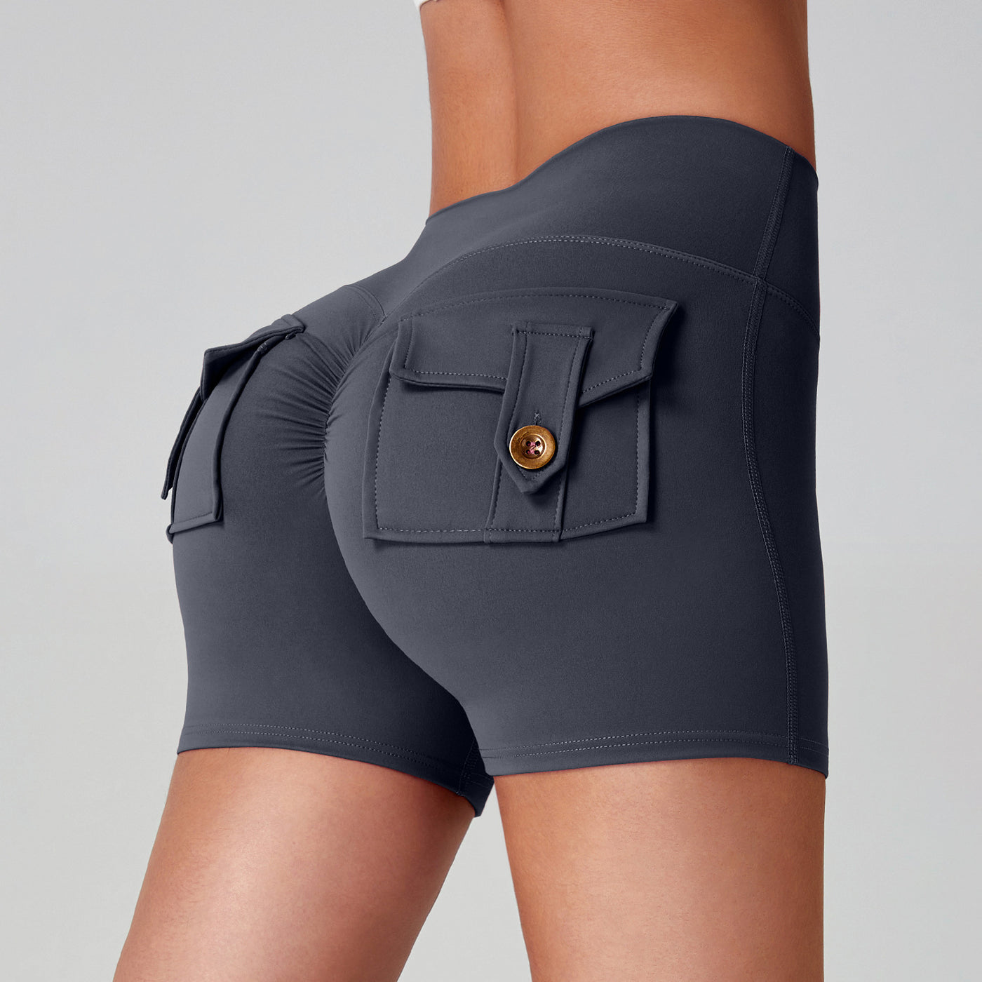 Naked Women Feeling High Elastic Running Quick-drying Pants - Evans creations LLC