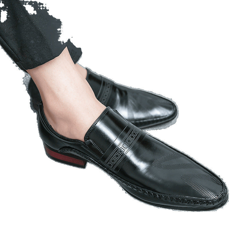 Breathable Business Casual Leather Shoes - Evans creations LLC