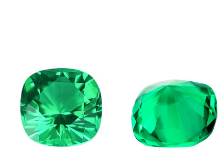 Emerald Green Treasure Shaped Colored Gems - Evans creations LLC