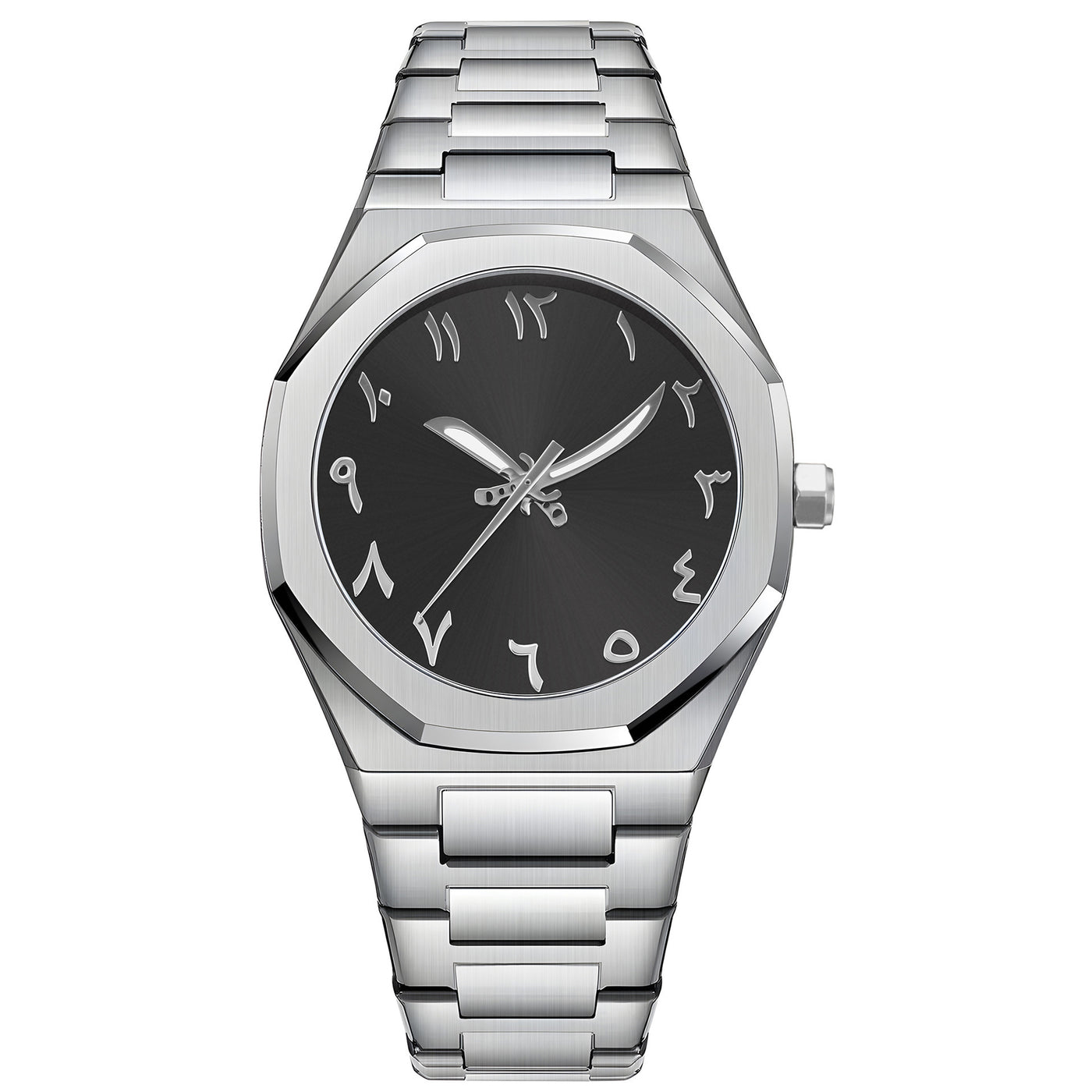 Business Casual Men's Watch Steel Belt Quartz Watch - Evans creations LLC