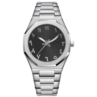 Business Casual Men's Watch Steel Belt Quartz Watch - Evans creations LLC
