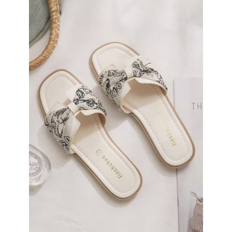 Women's French-style Sandals With Skirt - Evans creations LLC
