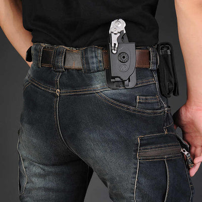 Tactical Jeans Straight Slim Training Men's Trousers - Evans creations LLC