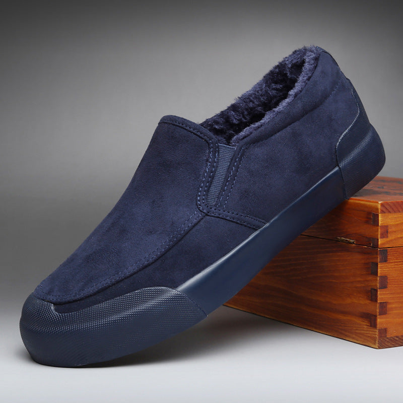 Men's Casual All-match Cloth Cover Velvet Shoes - Evans creations LLC