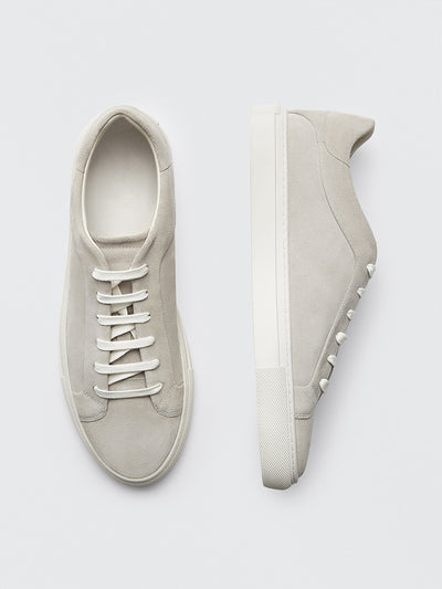 Comfortable Breathable Lace Up White Shoes All-matching Round Toe Flat Sneaker - Evans creations LLC
