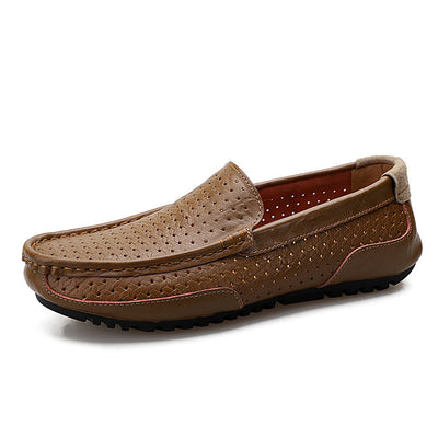 Personality Summer Men's Leather Shoes - Evans creations LLC