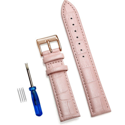 Comfortable Cowhide Genuine Leather Watch Strap - Evans creations LLC