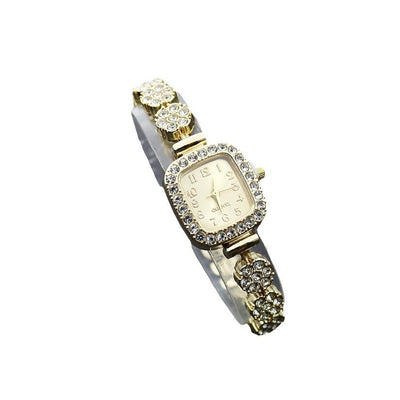 Special Interest Light Luxury Temperament And Fully-jewelled Square Fashion Watch - Evans creations LLC