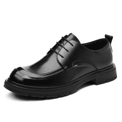 Hollow Leather Shoes Men's Plus Size Low-top Business - Evans creations LLC