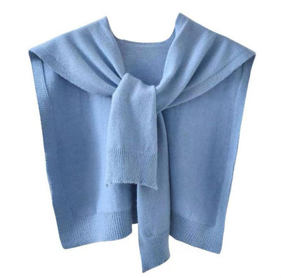 Women's Cored Yarn Knitted Shawl Spring Autumn Outerwear Waistcoat - Evans creations LLC