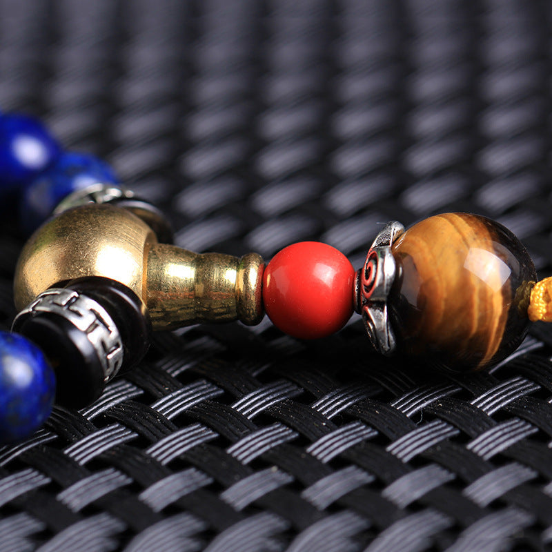 Emperor Natural Lapis Lazuli 108 Bracelet - Evans creations LLC