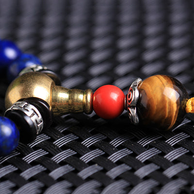 Emperor Natural Lapis Lazuli 108 Bracelet - Evans creations LLC