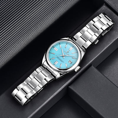 Men Watch Waterproof Stainless Steel Watch For Men Analog Chronograph Fashion Watch, Easy Read Men Dress Watch Luminous Watch Elegant Gift - Evans creations LLC