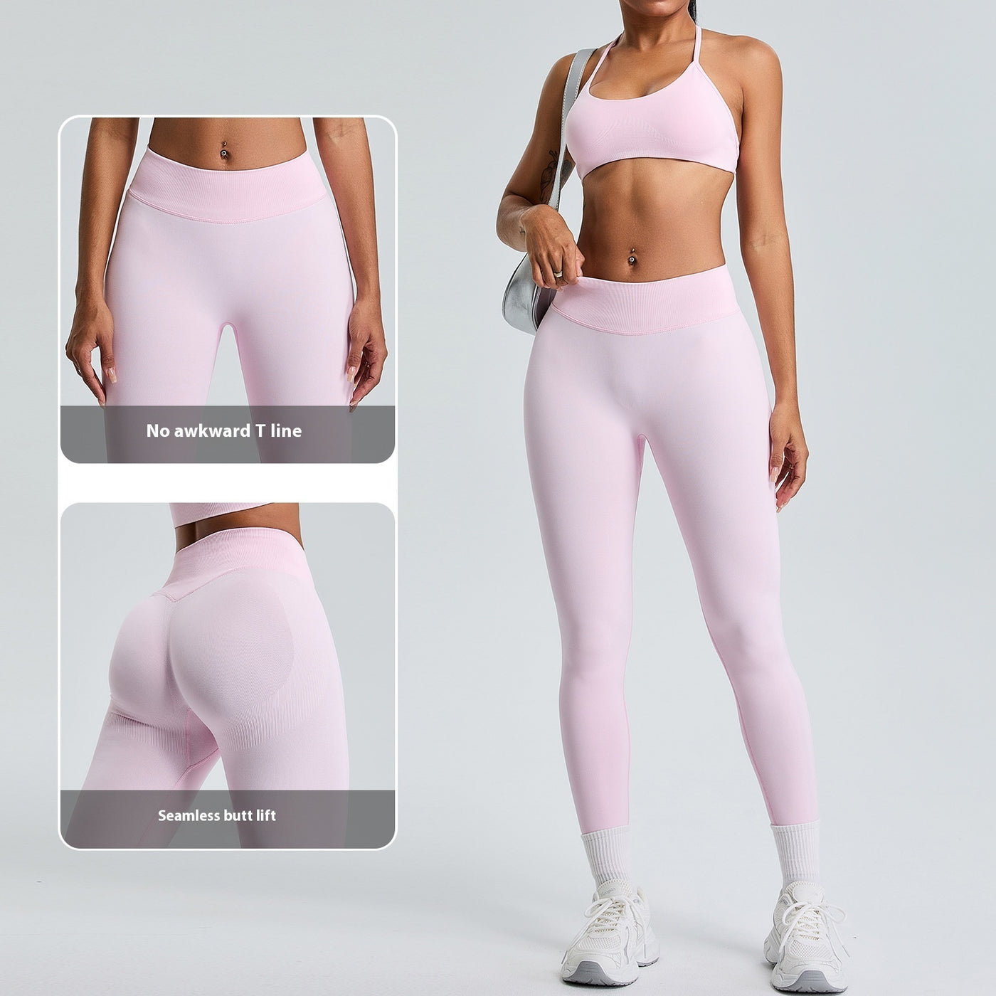 Sports Running Yoga Clothes High Waist Hip Lift Quick-drying Slim Fit Fitness Pants - Evans creations LLC