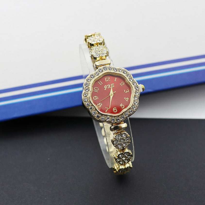 Special Interest Light Luxury Temperament And Fully-jewelled Square Fashion Watch - Evans creations LLC