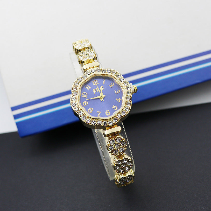 Special Interest Light Luxury Temperament And Fully-jewelled Square Fashion Watch - Evans creations LLC