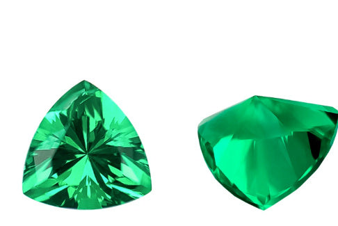 Emerald Green Treasure Shaped Colored Gems - Evans creations LLC